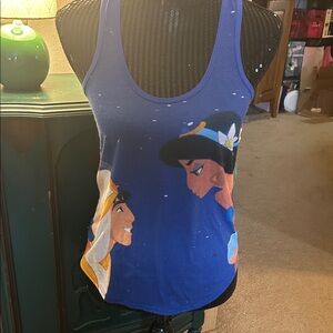 Disney Aladdin and Princess Jasmine Graphic Tank Top